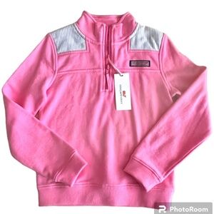 Pink Girls Vineyard Vines Shop Shirt - XS (5-6) NEW